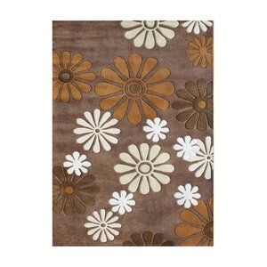 Plymouth Hand-Tufted Dark Chocolate Area Rug