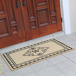 Bradford Anti Shred Treated Non-Skid Entry Monogrammed Double Doormat