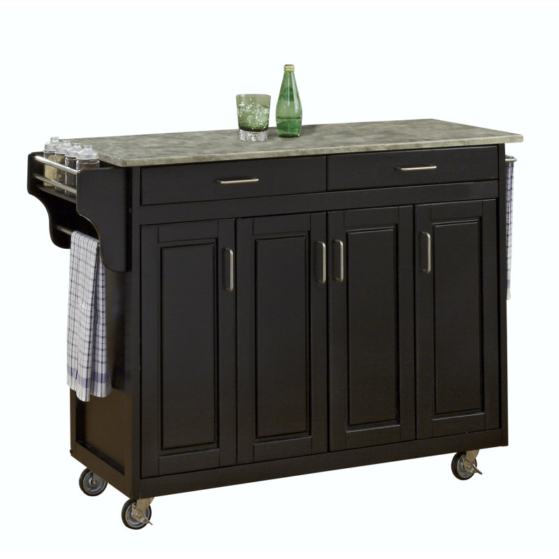 Home Styles Create A Cart Kitchen Island With Concrete Top Reviews Create A Cart Kitchen Island With Concrete Top