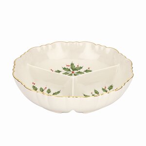 Holiday Archive Divided Serving Dish