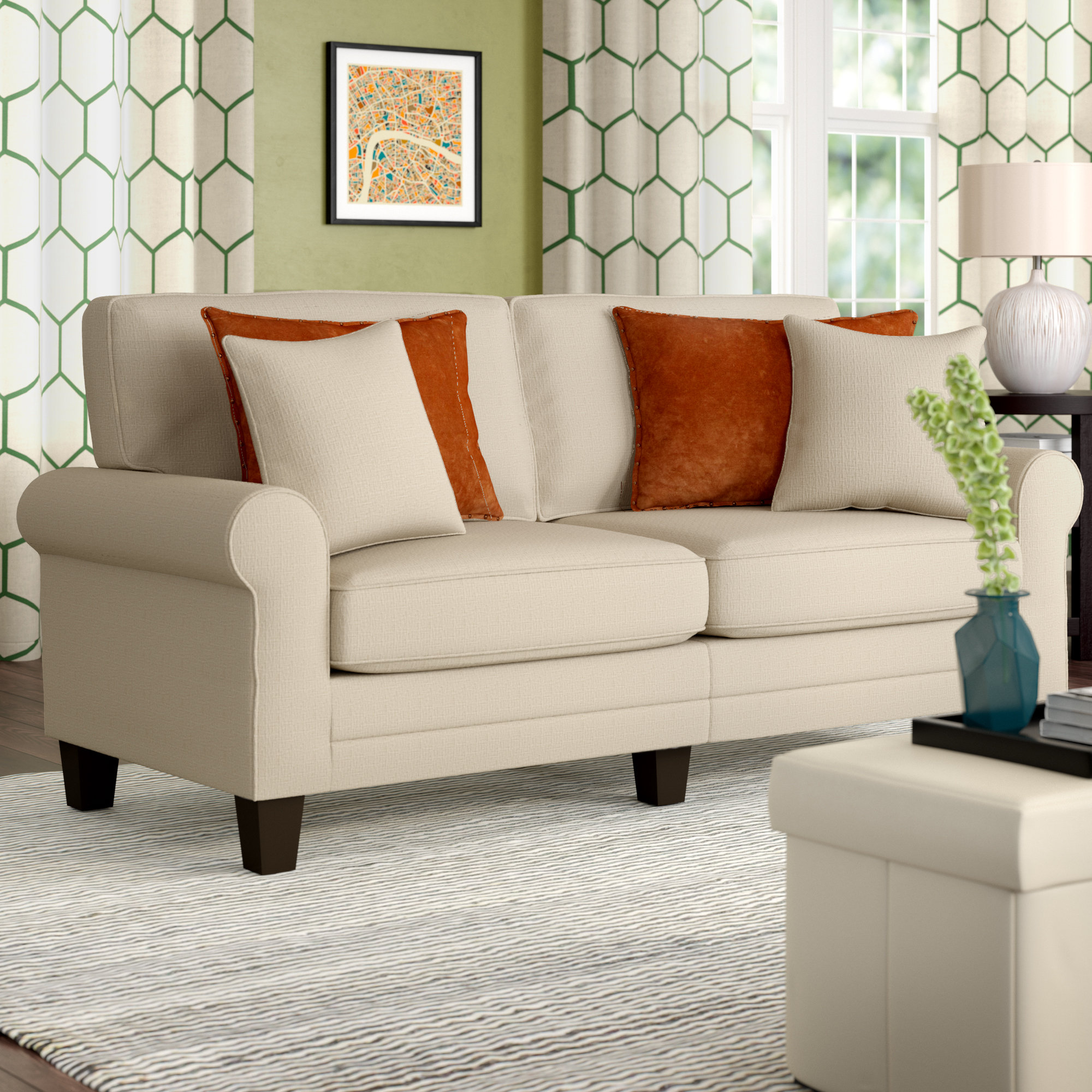 Buxton Rolled Arm Sofa