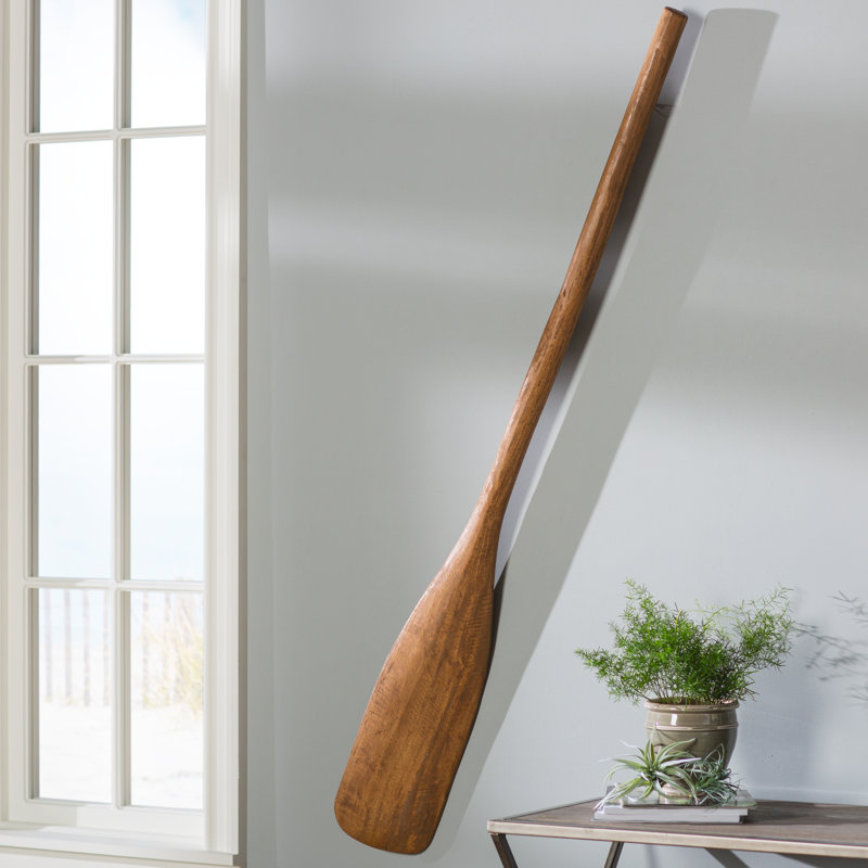 Breakwater Bay Brown Wood Oar Wall Décor Reviews Wayfair Brown Wood Oar Wall Décor