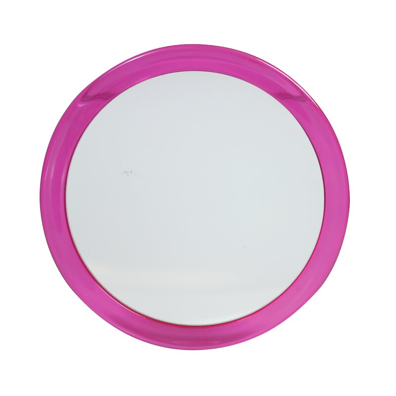 Danielle Creations Pink Suction Bathroom/Vanity Mirror ...