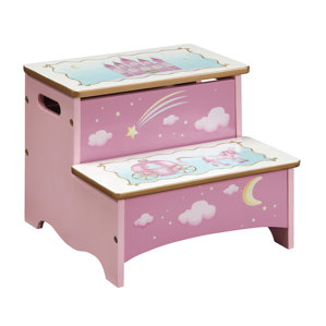 Princess Step Stool with Storage by Guidecraft