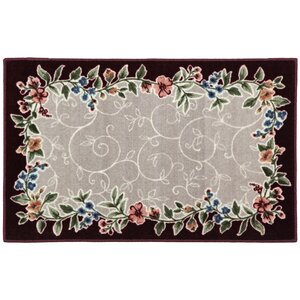 Sevilla Merlot/Grey Area Rug