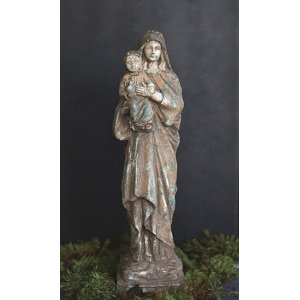 Ortonville Resin Reproduction of Vintage Mary and Child Figurine