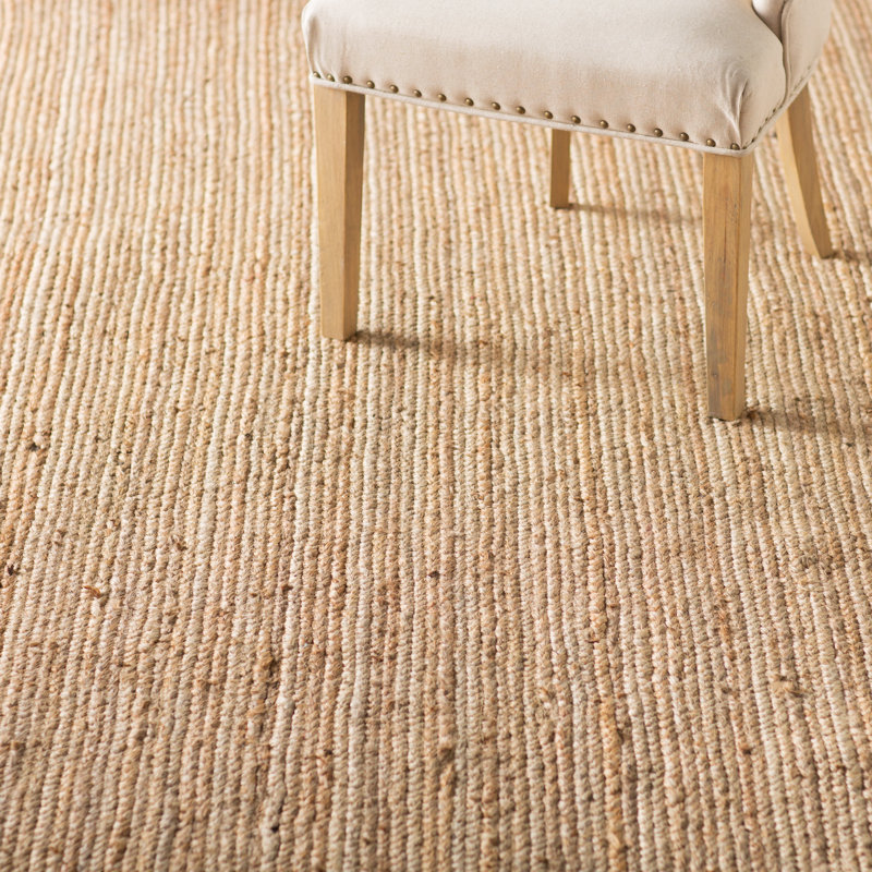 Beachcrest Home Latham Rigo Jute HandWoven Tan Area Rug & Reviews