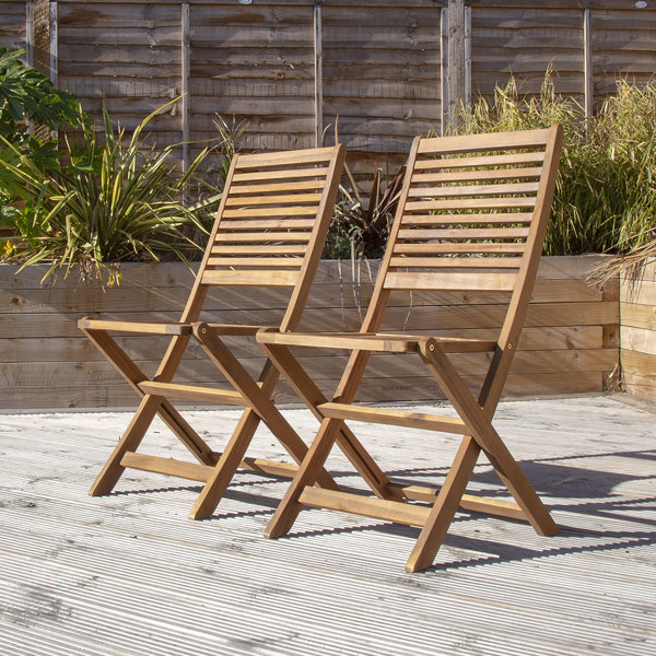 Sol 72 Outdoor Harwich Wooden Folding Garden Chair Wayfair Co Uk