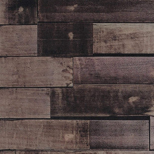 Wood L And Stick Wallpaper You Ll Love Wayfair Jamel Chocolate Wood 16 4 L X 23 6 W Embossed And Stick Wallpaper Roll