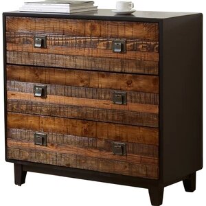 Descoteaux Chattered Wood Accent Chest