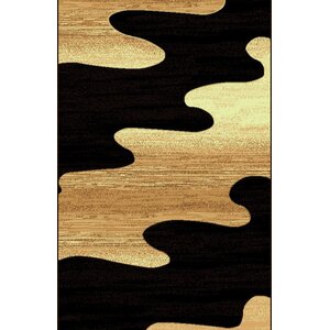 LifeStyle Black Indoor/Outdoor Area Rug