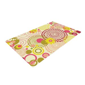 Louise Machado Poa Yellow/Red Area Rug