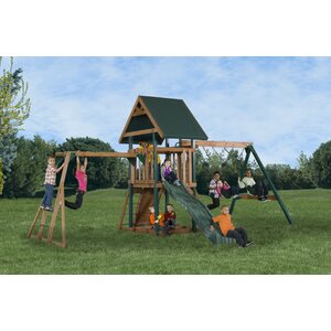 Mongoose Manor Deluxe Swing Set