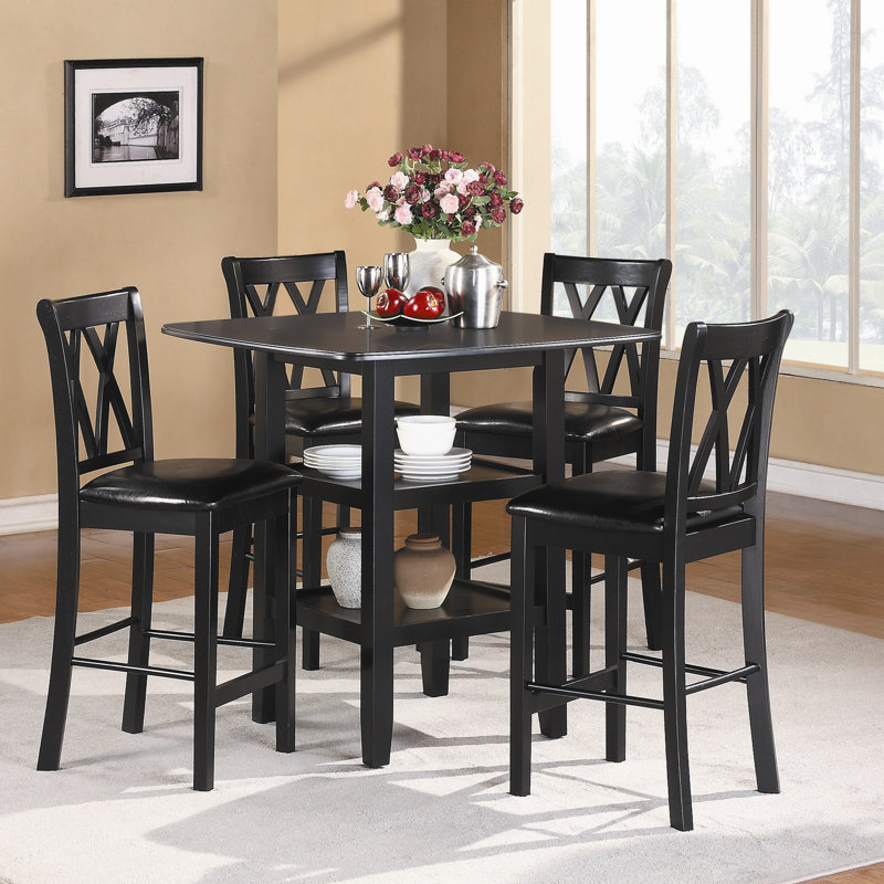 Darby Home Co Kathie 5 Piece Counter Height Dining Set & Reviews ... Darby Home Co Kathie 5 Piece Counter Height Dining Set & Reviews ...