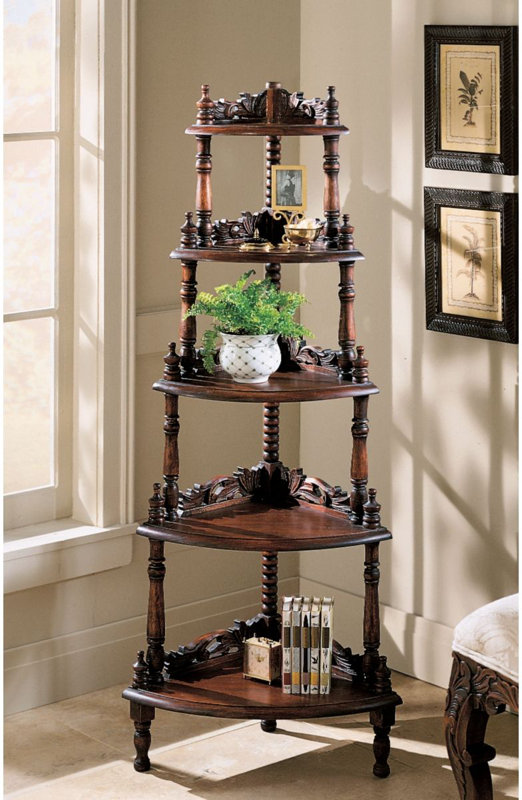 Design Toscano Corner Unit Bookcase & Reviews Wayfair