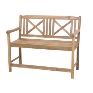 2-Sitzer Bank Serena aus Holz von Siena Garden
