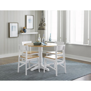 Finley Round 5 Piece Dining Set by Beachcrest Home