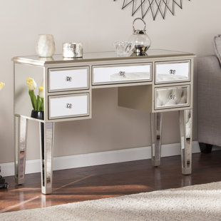 Console Mirrored Table Wayfair Wilmer Mirrored Console Table