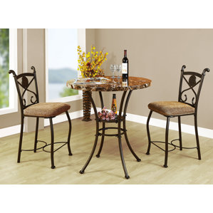 Mira Kleef 3 Piece Counter Height Bistro Set by ..