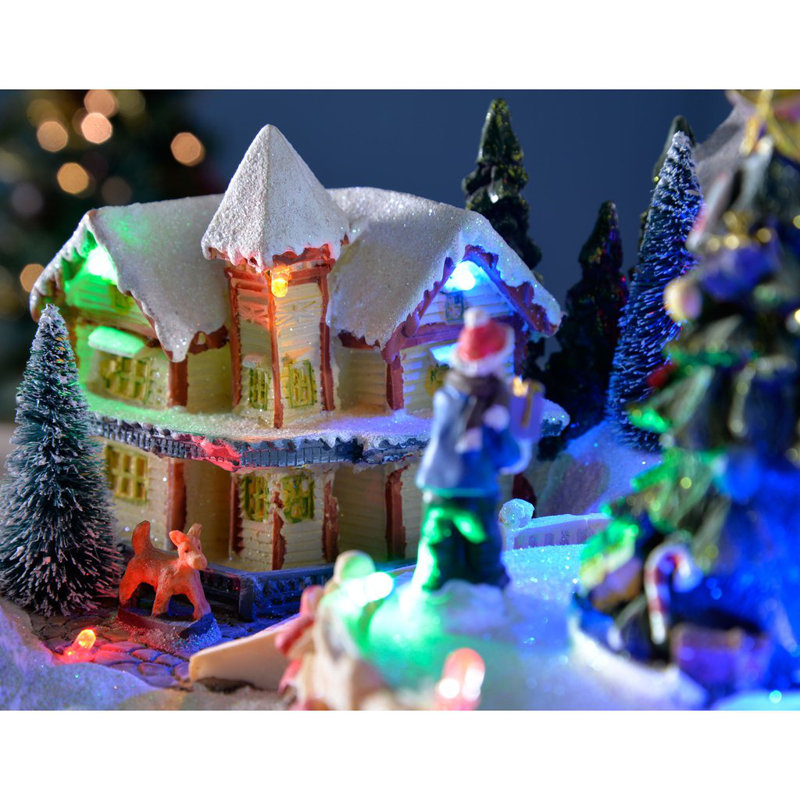 Home Furniture Diy Lights And Sounds Santa Door Panel Musical Pre Lit Christmas Decor Other Christmas Decorations Pettumtrampolines Es