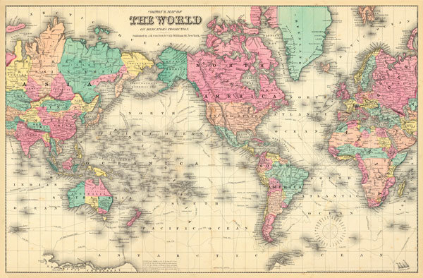 Swag Paper Colorful World Map Wall Mural & Reviews | Wayfair