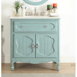 Navy Blue Bathroom Vanity Wayfair Save