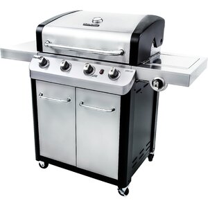 Signature 4-Burner Propane Gas Grill with Cabinet