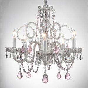 5-Light Crystal Chandelier