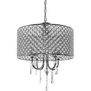 Aldgate 4-Light Crystal Chandelier