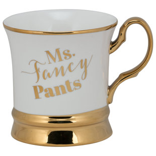 Gold Mugs Teacups You Ll Love Wayfair Kilgo Ms Fancy Coffee Mug