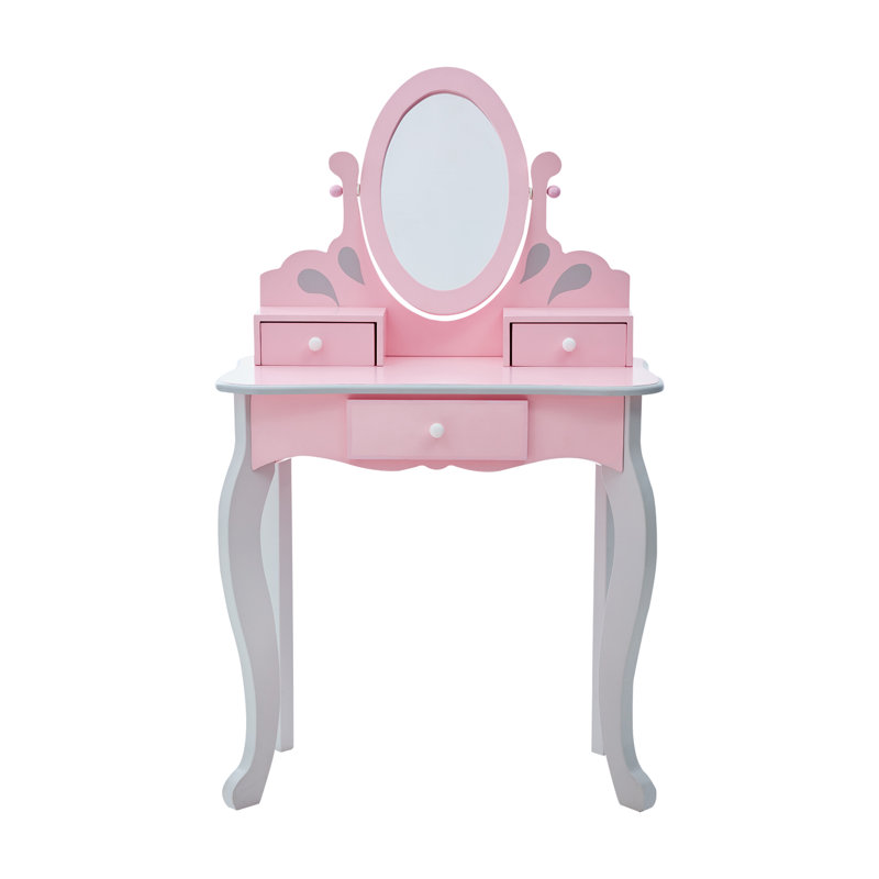 Teamson Kids Little Princess Rapunzel Vanity Set With Mirror