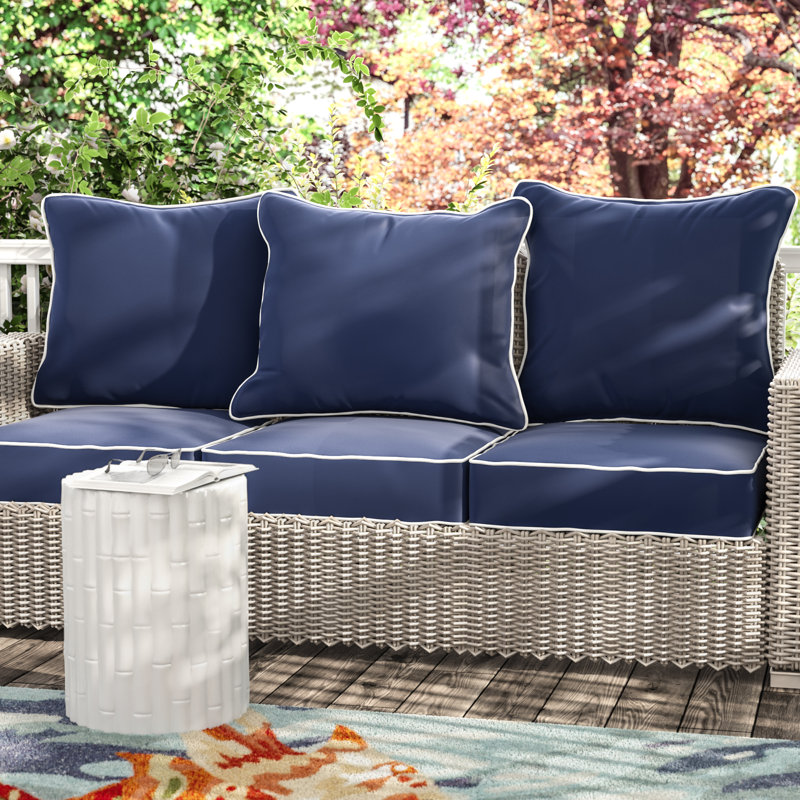Beachcrest Home Ginsberg Indoor Outdoor Sunbrella Sofa Cushion Beachcrest Home Ginsberg Indoor Outdoor Sunbrella Sofa Cushion Reviews Wayfair
