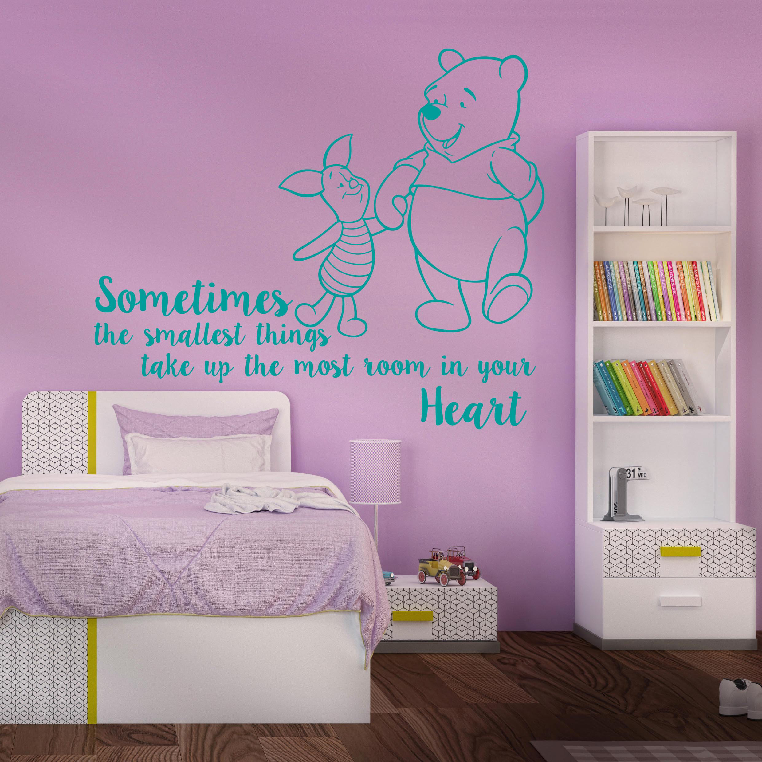 Decal House Classic Winnie The Pooh Nursery Bedroom Wall Decal