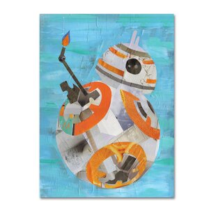 'Bb8' Graphic Art Print on Wrapped Canvas