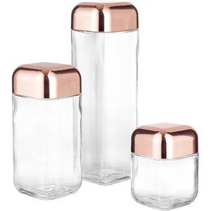 Trillium 3 Piece Storage Jar Set