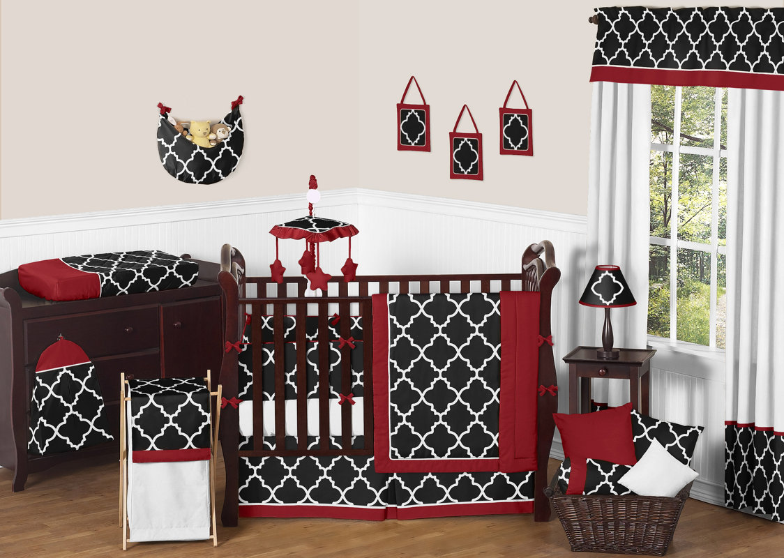 Sweet Jojo Designs Trellis 9 Piece Crib Bedding Set & Reviews Wayfair