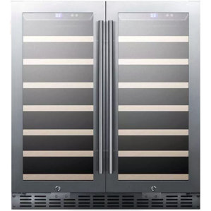 Summit 30-inch 70 Bottle Dual Zone Built-In Wine Cooler by Summit Appliance