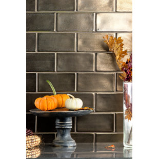 Backsplash Copper Tile You Ll Love Wayfair Oracle 3 X 6 Ceramic Subway Tile In Copper