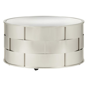 Cliburn Barrel Coffee Table by House of Hampton