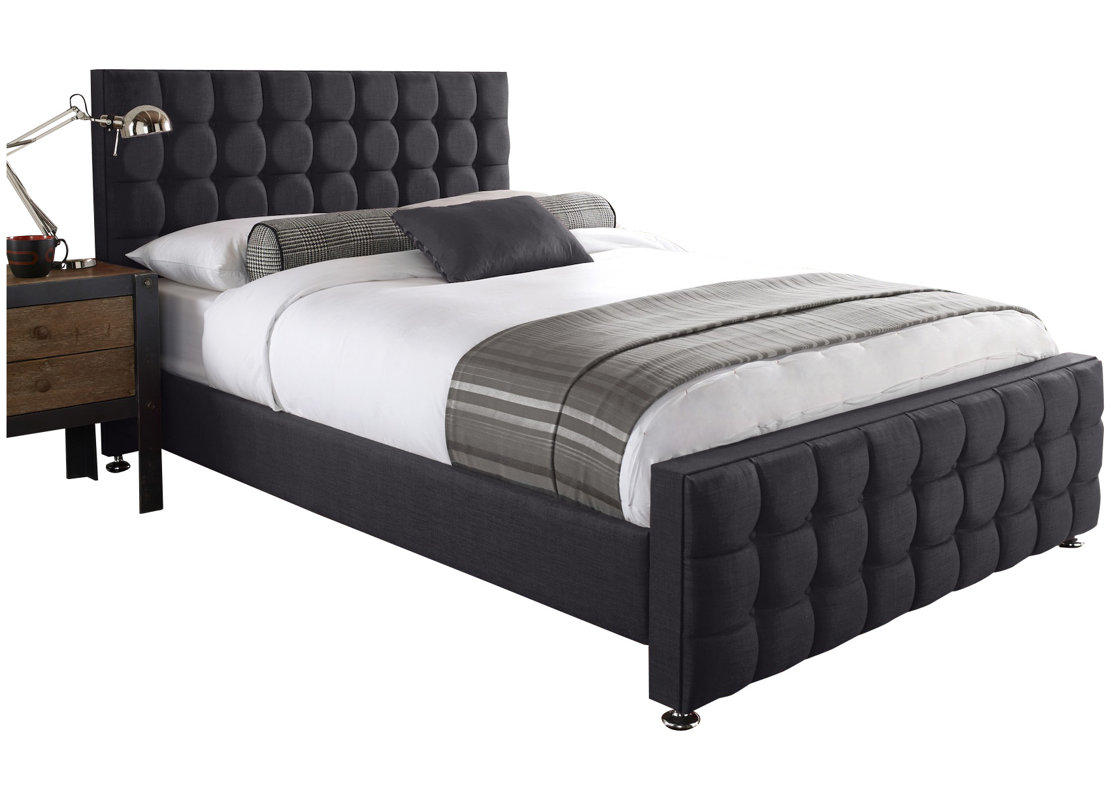 Portabello Interiors Torino Upholstered Bed Frame & Reviews Wayfair.co.uk