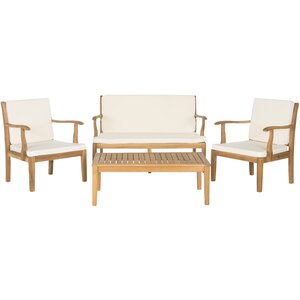 Fresno 4 Piece Seating Group with Cushions