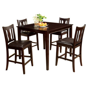 Petite 5 Piece Counter Height Dining S..