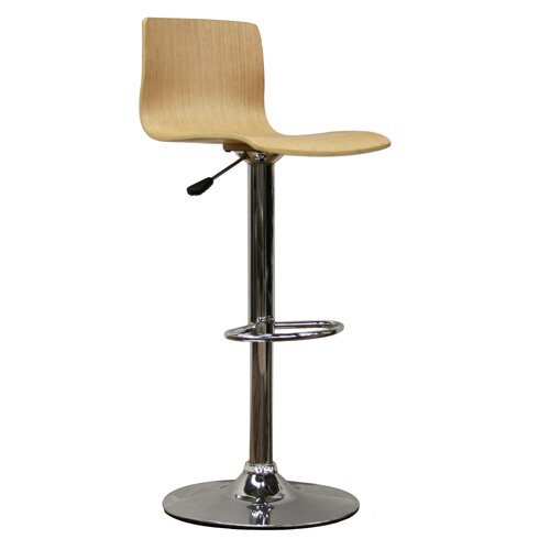 Wholesale Interiors Baxton Studio Adjustable Height Swivel Bar Stool ...