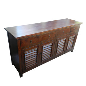 Diannah Wooden 4 Door Buffet Table by Darby Home..
