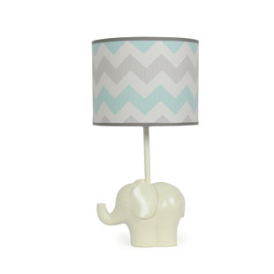 Baby Nursery Lamps Wayfair Elephant Chevron 17 Table Lamp