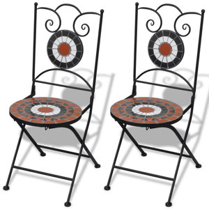 2-tlg. Klappbares Gartenstuhl-Set von dCor design
