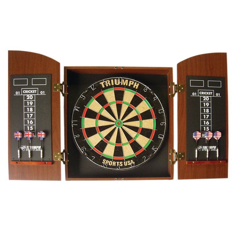 Triumph Sports Usa Wellington Bristle Dartboard Cabinet Reviews Triumph Sports Usa Wellington Bristle Dartboard Cabinet Reviews Wayfair