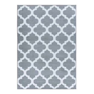Traditional Rugs Wayfair Co Uk Thelma Trellis Silver Rug