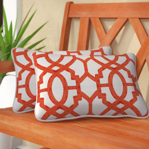 Claflin Indoor/Outdoor Lumbar Pillow (Set of 2)