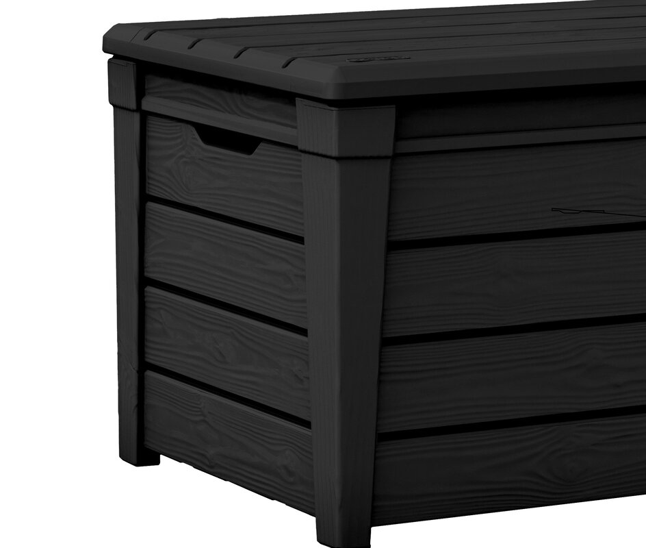 Keter Brightwood 120 Gallon Resin Deck Box & Reviews | Wayfair